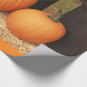 2 pompoen cadeaupapier (Hoek)