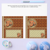 2 Pompoen Herfst Aangepaste Hersheys Snoep Bar Ver Flyer (Enkel)