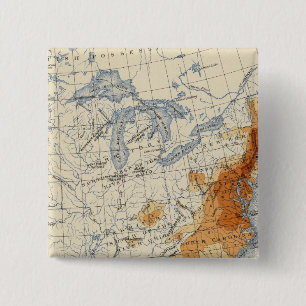 2 Populatie 1790 Vierkante Button 5,1 Cm