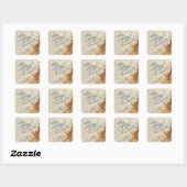 2 Populatie 1790 Vierkante Sticker (Vel)