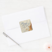 2 Populatie 1790 Vierkante Sticker (Envelop)
