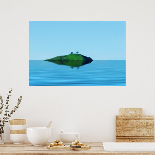 2 Poster van de boomeilanden (Keuken)