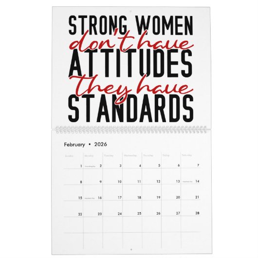 2 Powerful Woman in The Making Motivation Goals Kalender (Feb 2026)