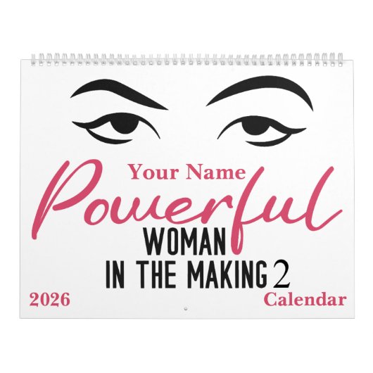 2 Powerful Woman in The Making Motivation Goals Kalender (Hoes)