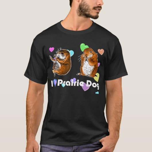 2 preiriehonden t-shirt (Voorkant)