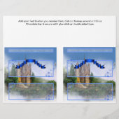 2 Prinses Birthday Custom Snoep Bar Wrappers Flyer (Voorkant)