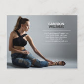 2 promoties met één model-speler briefkaart (Achterkant)