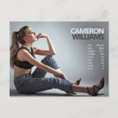 2 promoties met één model-speler briefkaart (Voorkant)