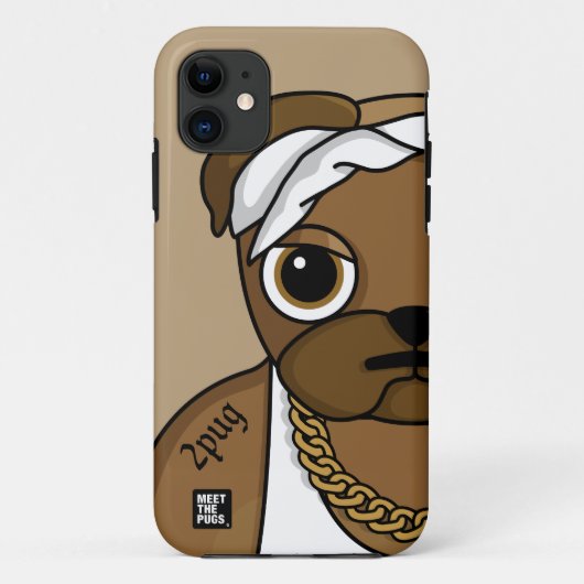 2 PUG Case-Mate iPhone CASE (Achterkant)