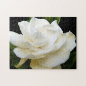 2 Pure White Gardenia Legpuzzel (Horizontaal)