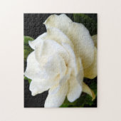 2 Pure White Gardenia Legpuzzel (Verticaal)
