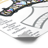 2 Queen of Hearts Crown Tiara Party Pet Printables Poster (Hoek)