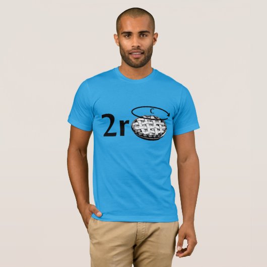 2*r*taart T-shirt (Voorkant volledig)