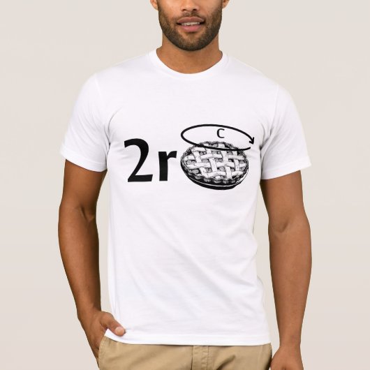 2*r*taart T-shirt (Voorkant)