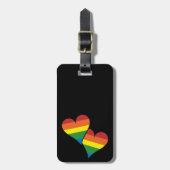 2 Rainboogharten Bagagelabel (Voorkant verticaal)