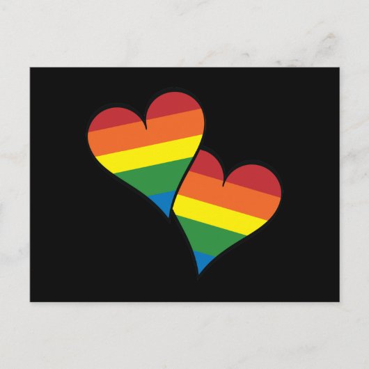 2 Rainboogharten Briefkaart (Voorkant)
