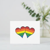2 Rainboogharten Briefkaart (Staand voorkant)