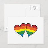 2 Rainboogharten Briefkaart (Voorkant / Achterkant)