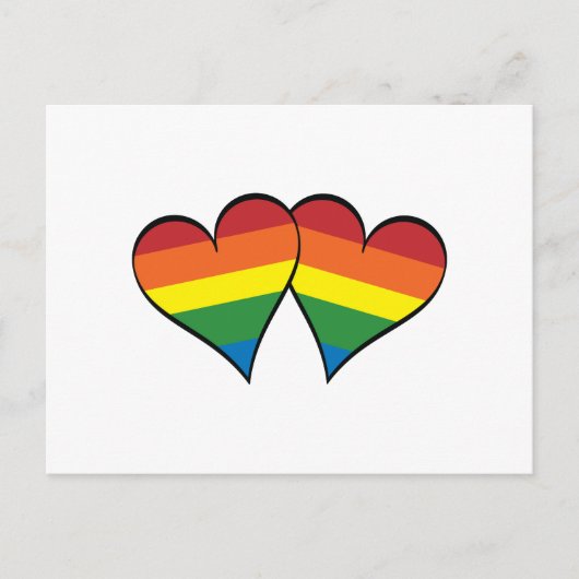 2 Rainboogharten Briefkaart (Voorkant)