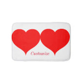 2 Red Hearts Valentijn Thunder_Cove Badmat (Voorkant)