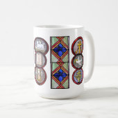 #2 Reeksen Mok Mok Glas in lood van Mijn dominee  (Voorkant rechts)