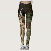 2 retro cupids zittende leggings (Voorkant)