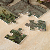 2 retro cupids zittende legpuzzel (Zijkant)