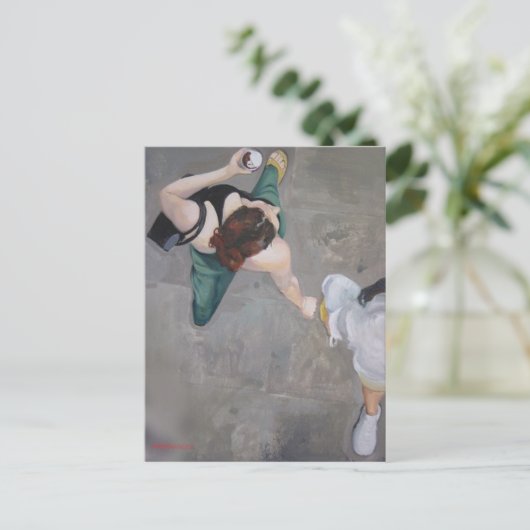 2 RICHTSNOEREN BRIEFKAART (Staand voorkant)