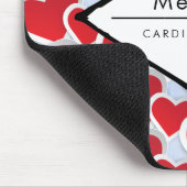 2 Rode harten Herhalend Patroon Cutaan Cadiale Neu Muismat (Hoek)