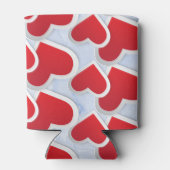 2 Rode harten Herhalend patroongeluid Blikjeskoeler (Achterkant)
