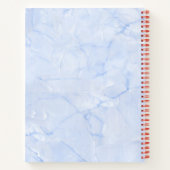 2 Rode harten samengevoegd Herhalend Patroon Notitieboek (Achterkant)