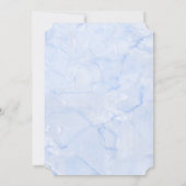 2 Rode papieren harten op lichte blauwe marmer bru Kaart (Achterkant)