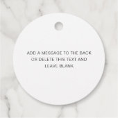 2" Ronde Label Afdrukken (Achterkant)