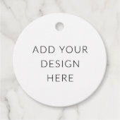 2" Ronde Tag-afdrukken Bedankjes Labels (Voorkant)