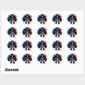2 Rondjes Ronde Sticker (Vel)