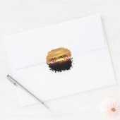 2 Rondjes Ronde Sticker (Envelop)