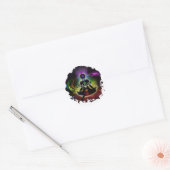 2 Rondjes Ronde Sticker (Envelop)