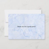 2 Rood papier Hart met witte rand Dank u Bedankkaart (Achterkant)