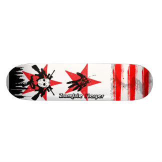 2 Rood Star Zombie Ski Mask Slayer Skateboard Deck