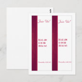 2 Roze/Witte Houten Bladwijzer van het Korrelhuwel Briefkaart (Voorkant / Achterkant)