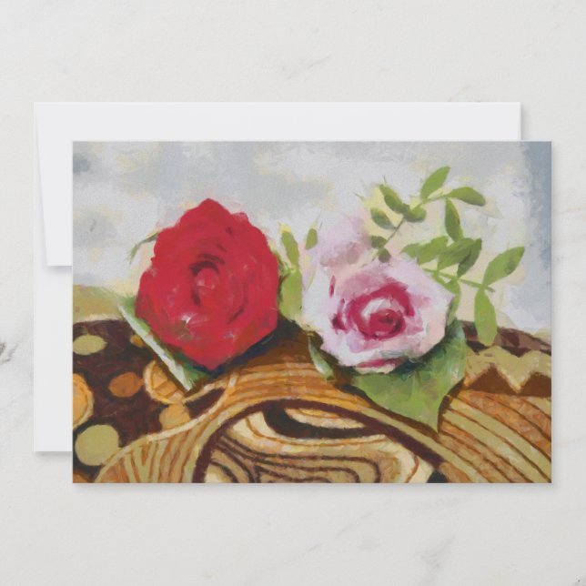 2 rozen schilderij (Voorkant)