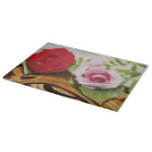 2 rozen schilderij snijplank (Hoek)