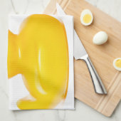 2 rubbereenden in de liefde theedoek (Quarter Fold)