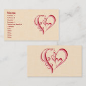 2 RUBRIEKEN IN 1 VISITEKAARTJE (Voorkant / Achterkant)