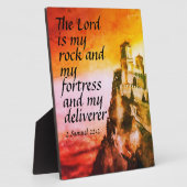 2 Samuel 22:2 Fotoplaat (Zijkant)