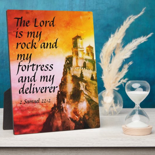 2 Samuel 22:2 Fotoplaat (Zijkant)