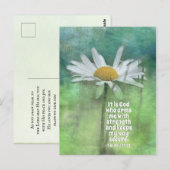 2 Samuel 22:33 Het is God die mij krachtig bewapen Briefkaart (Voorkant / Achterkant)