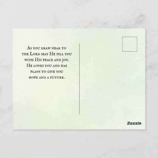 2 Samuel 22:33 Het is God die mij krachtig bewapen Briefkaart (Achterkant)