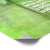 2 Samuel 22:33 Het is God die mij krachtig bewapen Poster (Hoek)