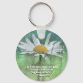 2 Samuel 22:33 Het is God die mij krachtig bewapen Sleutelhanger (Achterkant)